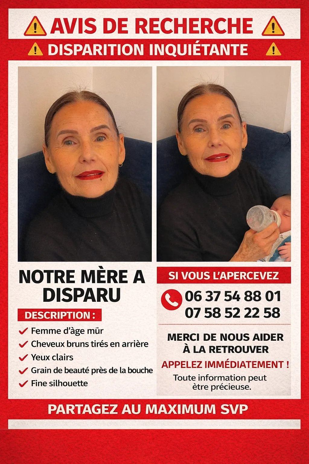 AVIS DE RECHERCHE