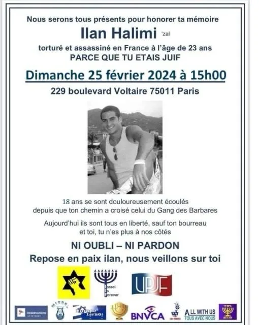 Ilan Halimi ‘zal, nous serons tous présent pour honorer ta mémoire