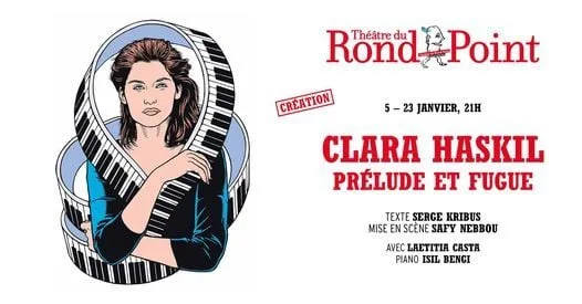 Koide9enisrael: Laetitia Casta est la pianiste Clara Haskil au Théâtre du Rond-Point￼