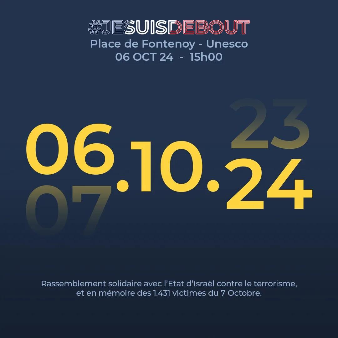 RASSEMBLEMENT DIMANCHE 6 OCTOBRE – 15H- PLACE DE FONTENOY- UNESCO